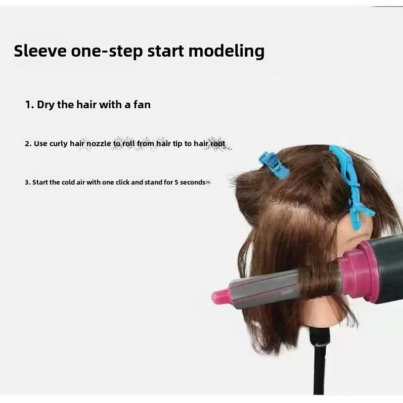 Air Powered Curling Iron Hairiron Automatic Curling Tool Low Temperature Styling Device Factory Shipment Hairdressing Brushes