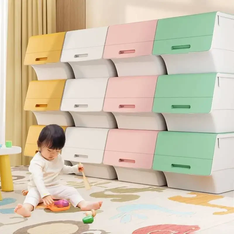 пластиковый комод Home Extra Thick Multi-storey Storage Cabinet Drawer Plastic Children's Wardrobe Locker Baby Toys Cupboard