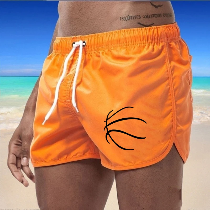 Swim Shorts Mens Beach Shorts Summer Hot Sales Men Loose Comfortable Style Daily Bathing Suit Man Ventilate Gym Clothing Seaside 3