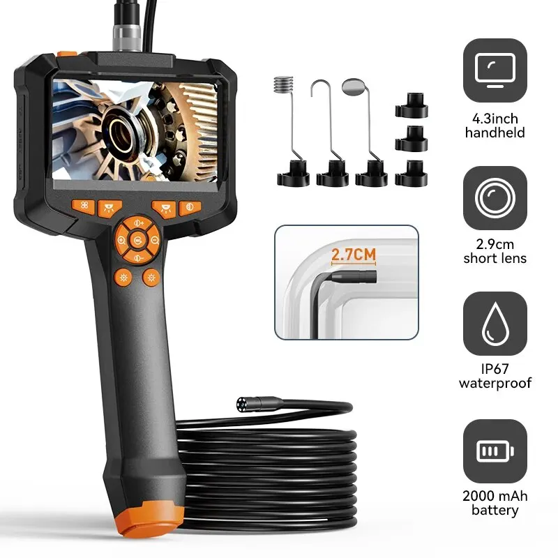 Dual Camera 4.3 Inch Scherm Full HD1080P Industrië
