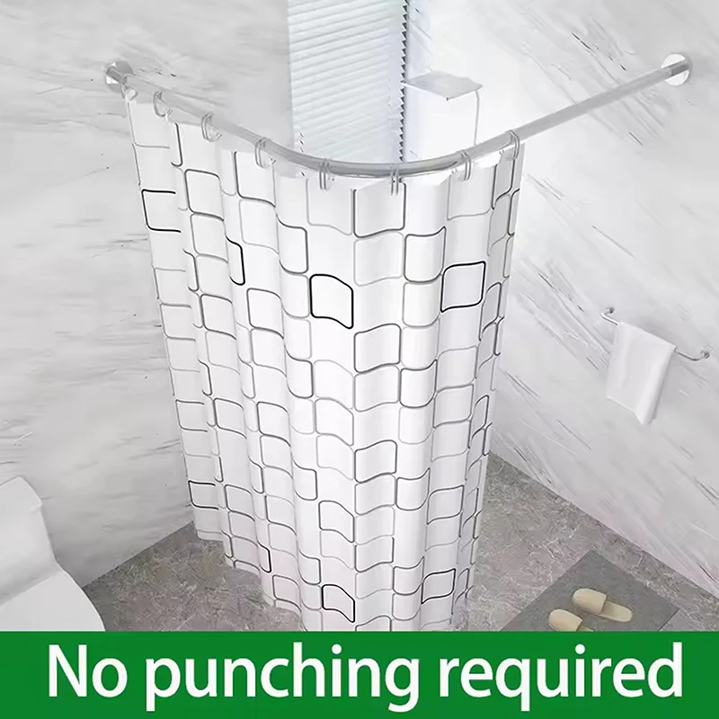 ExtendableCurvedShowerCurtainRodSilverLShapedStainlessSteelShowerCurtainPolesPunch-FreeBathroomCurtainRail3Size-AliExpress15