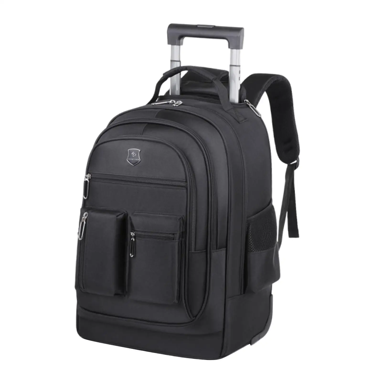 Travel Backpack with Wheels Lightweight Trolley Business Cabin Bag Rolling Laptop Briefcase for Women Men Business Travel Adults