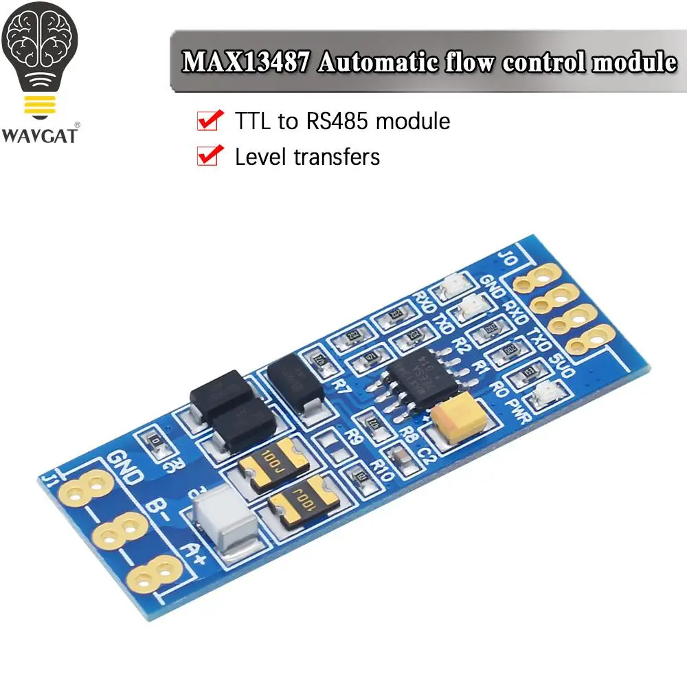 WAVGAT MAX13487 5V-TTL RS485 module 485 to TTL level mutual