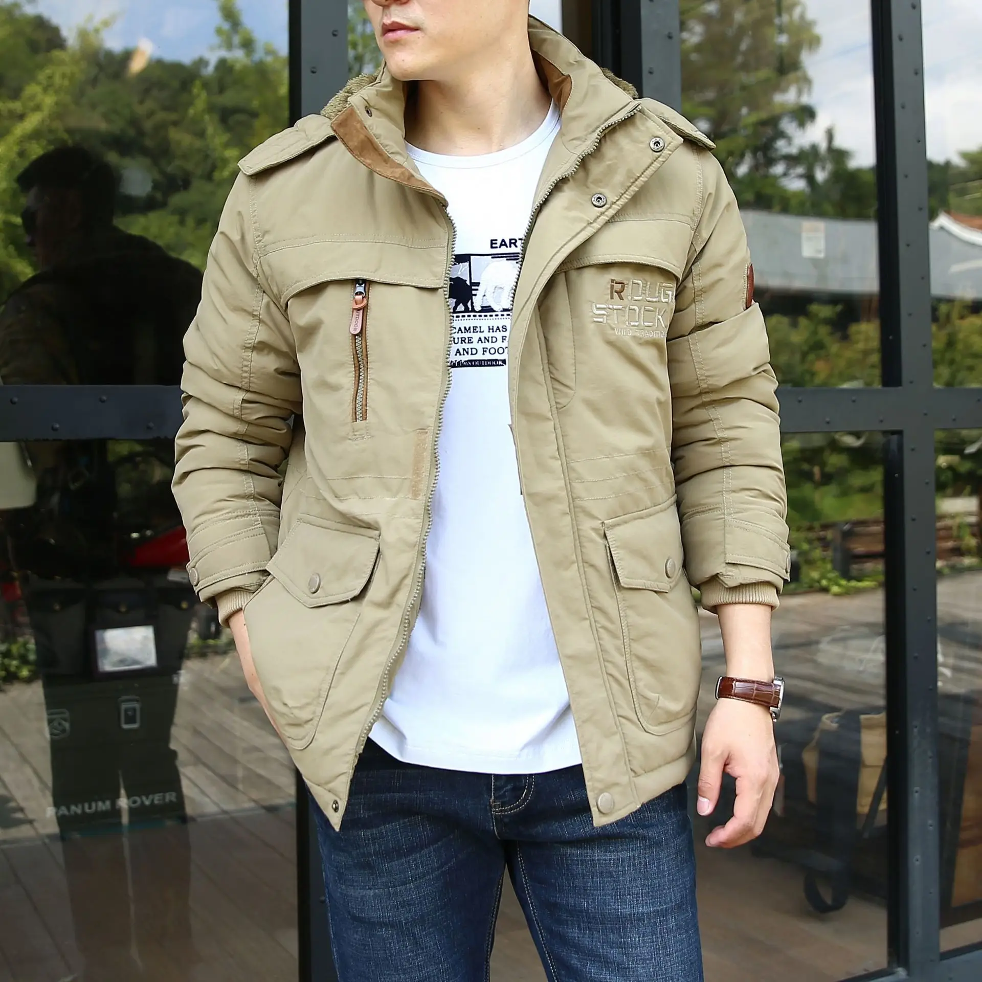 Big Size Men's Clothes Clothing Plus Large Coat Cold Overcoat Male Winter Jackets Coats Man Mens Thick Parkas New Sweaters Long