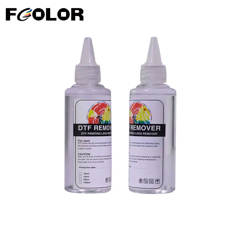 Fcolor 100ml DTF Remover Direct to DTF Transfer Film Printing Pattern Rapid Remover Adhesive