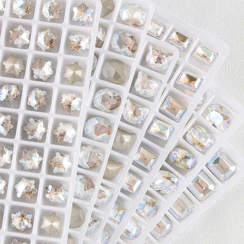 10pcs Glitter Nail Crystals - Rhinestone Accessories