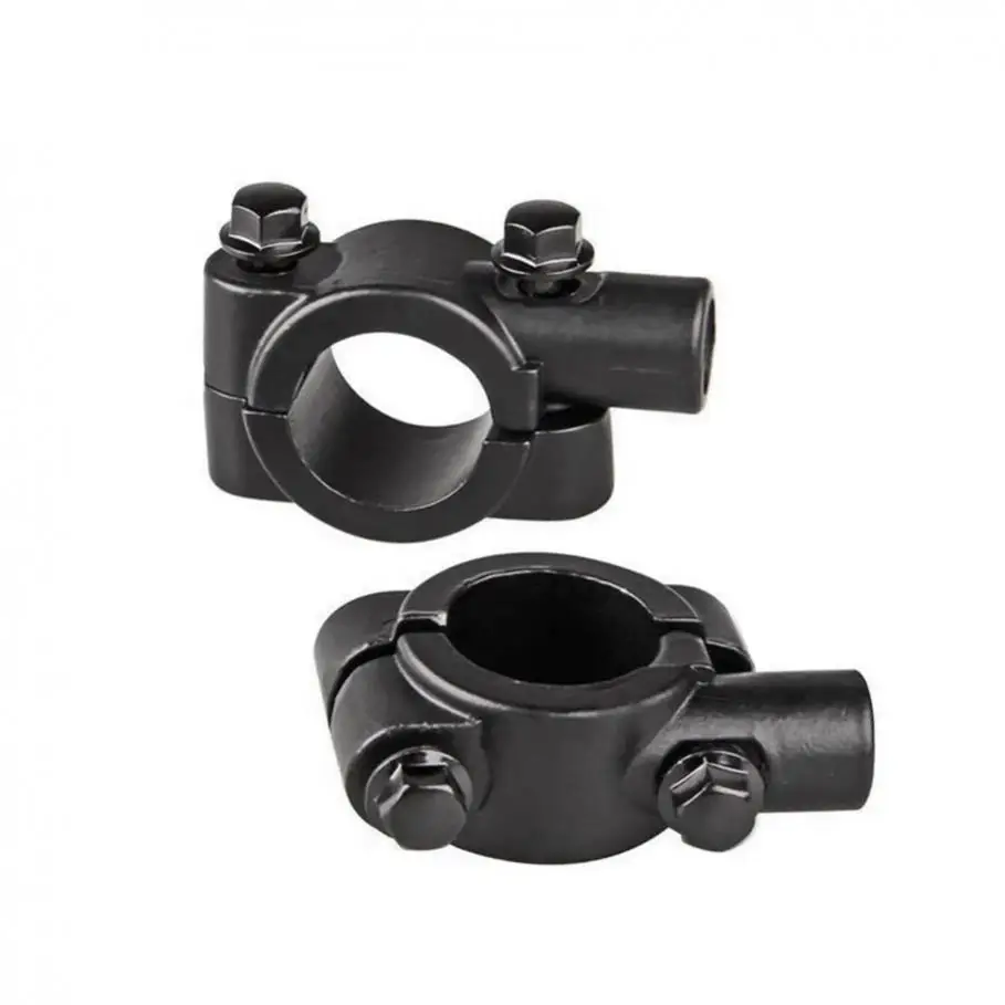 Universal Motorcycle Convex Rear View Mirror10mm Bolt Handle Bar Mount Clamp Fit for Cruiser Suzuki Victory Honda