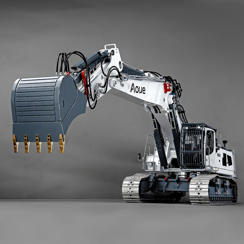 Pre-order LESU 960 1/14 RC Hydraulic Excavator Heavy Duty Metal Earth Digger Radio Control Construction Vehicles Model RC Toy 4