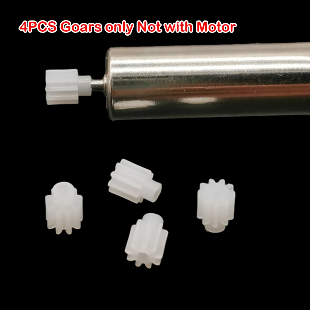 4PC Pinion 0.3M 9 Teeth 1mm Outer Diameter 3mm X5C/X5A/X5 720 Coreless Motor Aircraft Accessories Small RC Quadcopter Rotor Gear