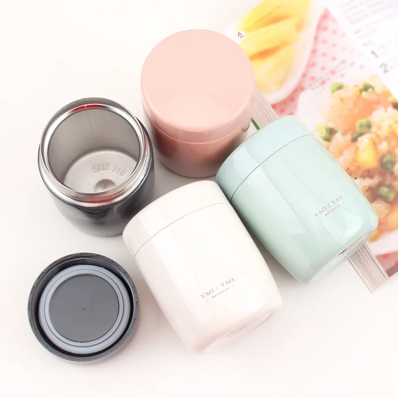 250ml Mini Food Thermos For Kids Thermos Lunch Box Portable Stainless Steel  Food Soup Containers Vacuum Flasks Thermocup - Vacuum Flasks & Thermoses -  AliExpress