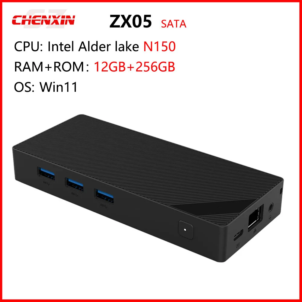 2026 ZX05 Mini PC Win11 Win10 Ubuntu Intel N150 12G RAM 128G/256G