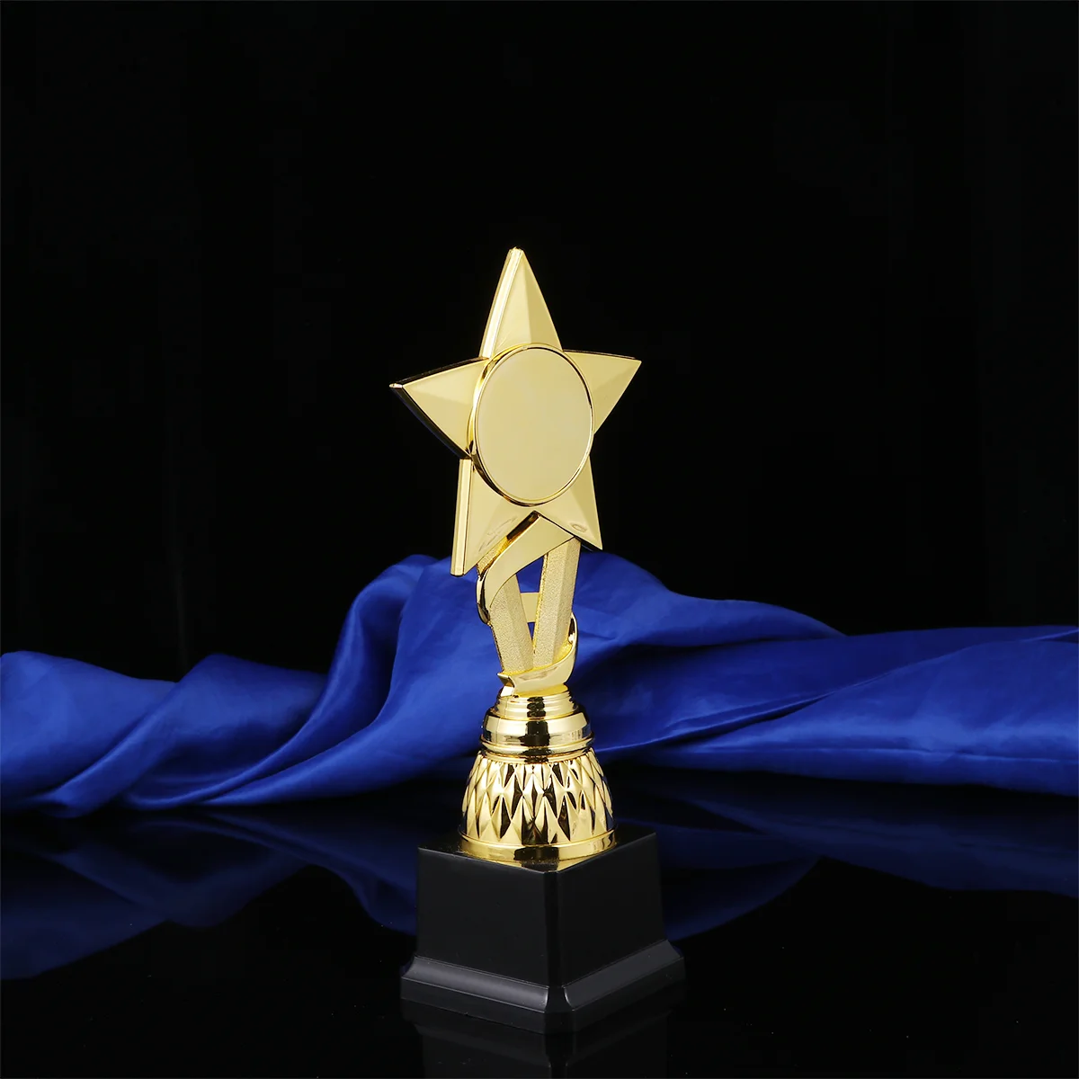 25 Pcs Ribbon Star Trophy Plastic Award Kids Golden Cup Trophies Party Supplies Souvenir Commemorative Medals Team Sports