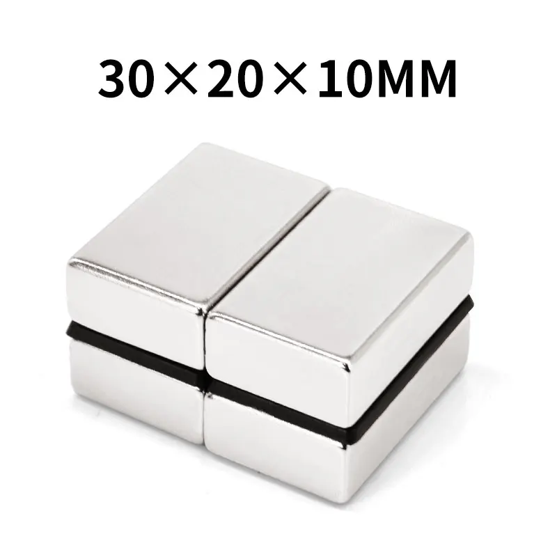 

Square Strong Magnet 30*20*10mm NdFeB Magnetic Steel 30x20x10mm Powerful Rare Earth Permanent For DIY