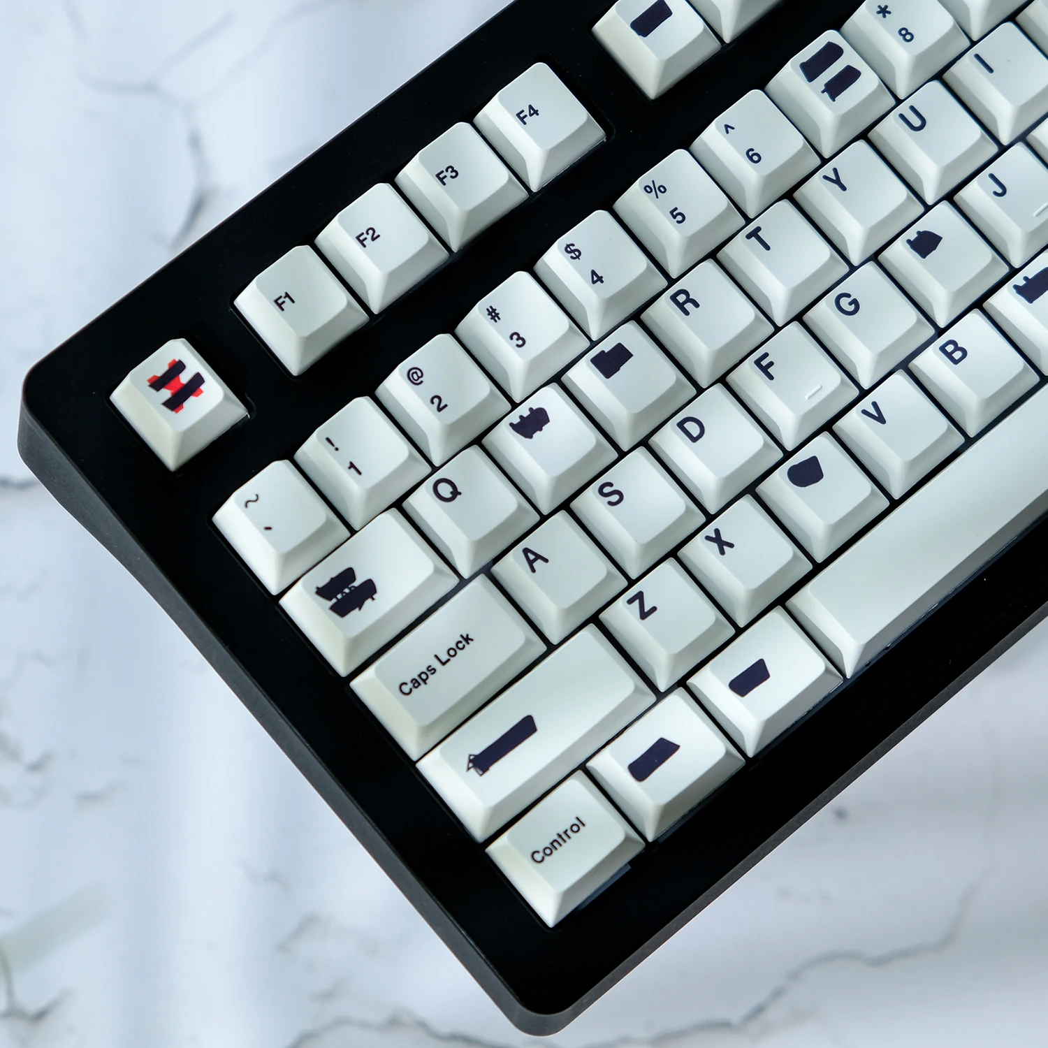 Keycap Teclado Mecânico Perfil Cereja Pbt Sublimação Dye Interruptor mx 1.75u Shift Iso Enter Gmk 150 Chaves - Imagem 5