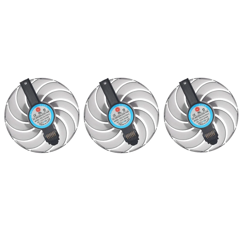 Sapphire-nitro Plus Ventilador de Placa de Vídeo Amd Radeon Ventilador de Placa Gráfica rx 6900 xt se 95 mm Fdc10u12d9-c Rx6900xt - Imagem 2