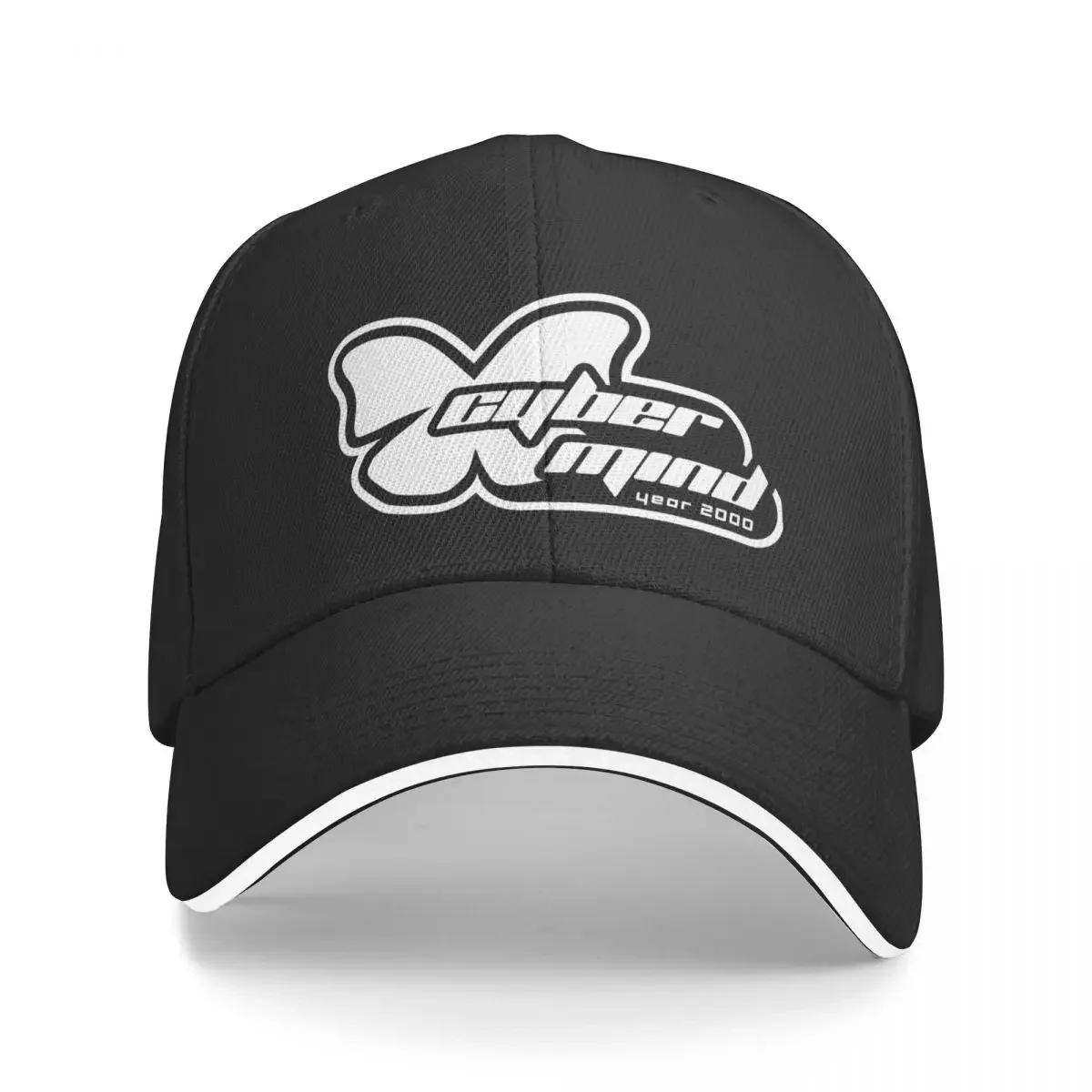 

CYBER MIND : YEAR 2000 logo (blacK) Baseball Cap Hip Hop birthday New Hat Streetwear Men Caps Women's