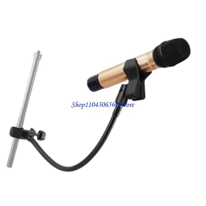 02DD 다양한 설정에서 안전한 장치 고정을 위해 360도 조절 가능한 회전을 지원하는 확장형 마이크 ??스탠드