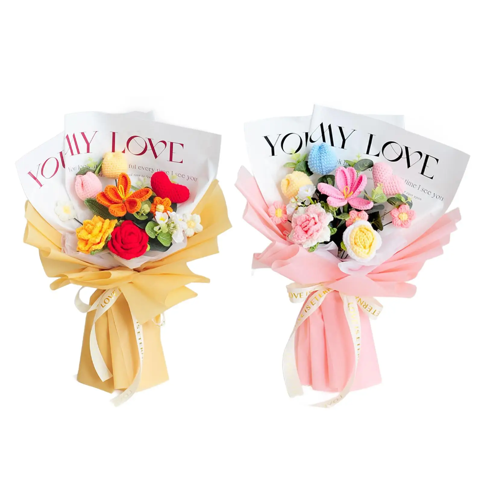 

Вязаный цветок, искусственные цветы на годовщину, День учителя