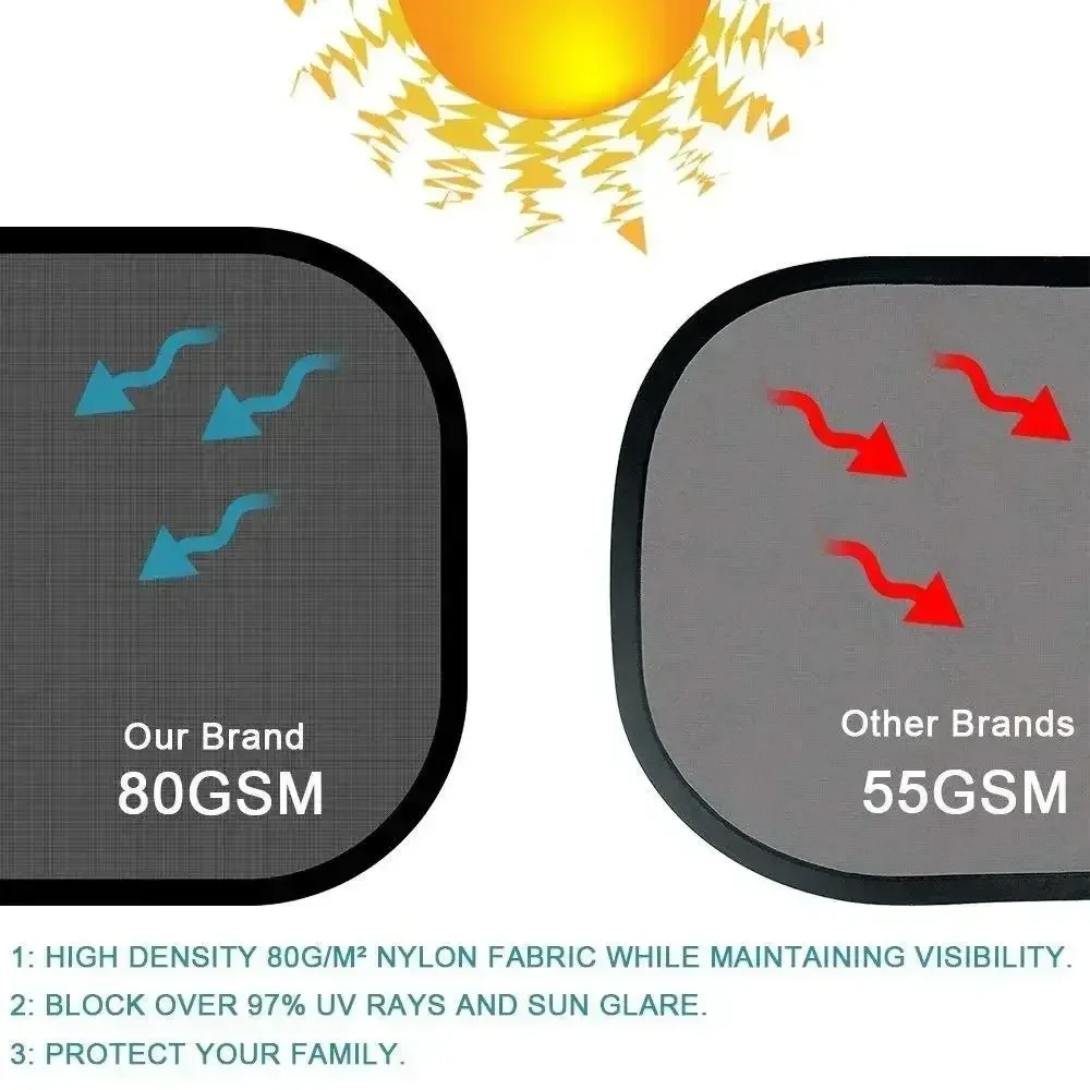 Portable Auto Supplies Sunshade Car Window Suction Cup Shade Car Curtain Auto Sun Shade Styling Covers Sun Visor