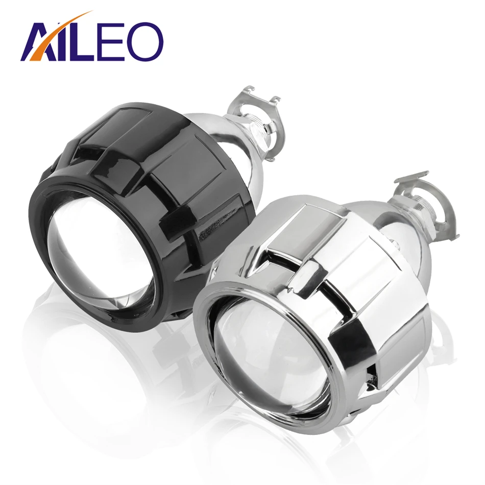 AILEO 2 Шт. Мини Биксеноновые HID Линзы Для Проектора