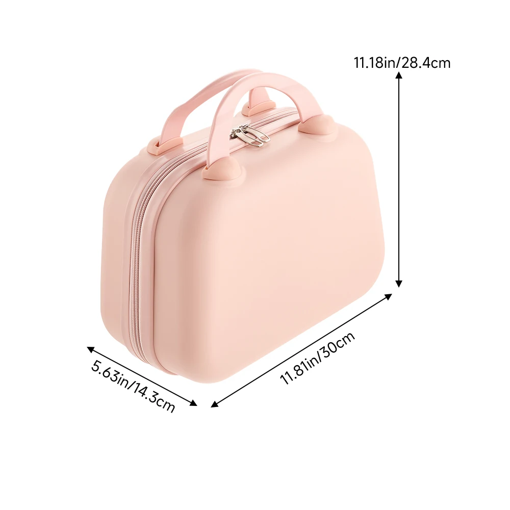Voltsify Portable Hard Shell Handheld Makeup Travel Case Water-Resistant and Pressure-Resistant