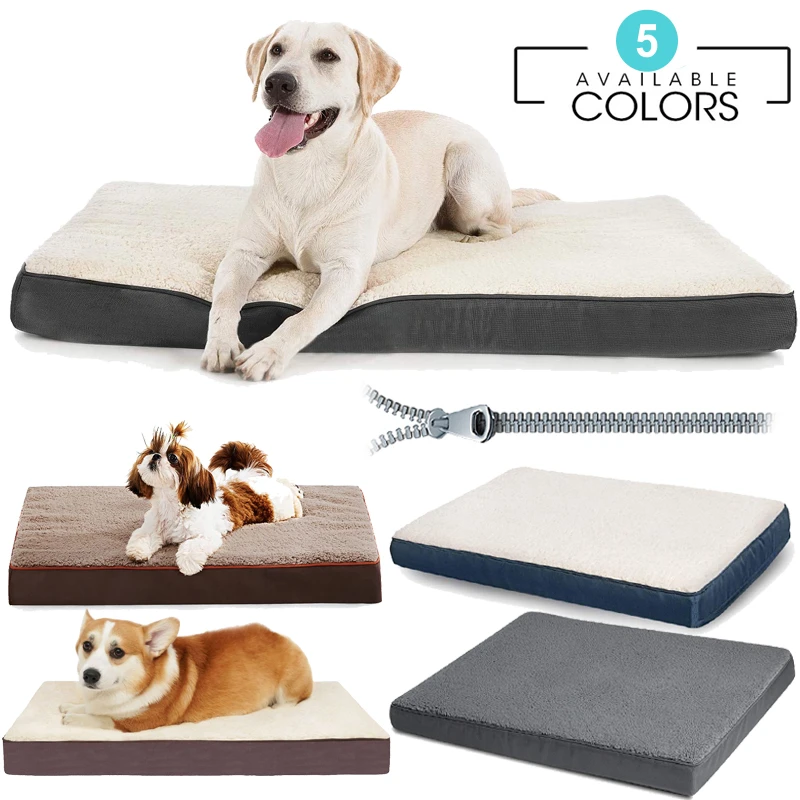 Memory Foam Dog Beds Large Dogs Luxury Dog Beds Large Dogs Dog Bed Mat Cat Small Aliexpress