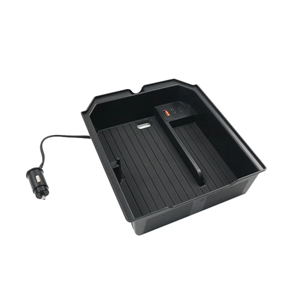 

Автомобильный центральный подлокотник, контейнер для хранения с док-станцией для Tesla Model 3 2024 Highland, контейнер для хранения