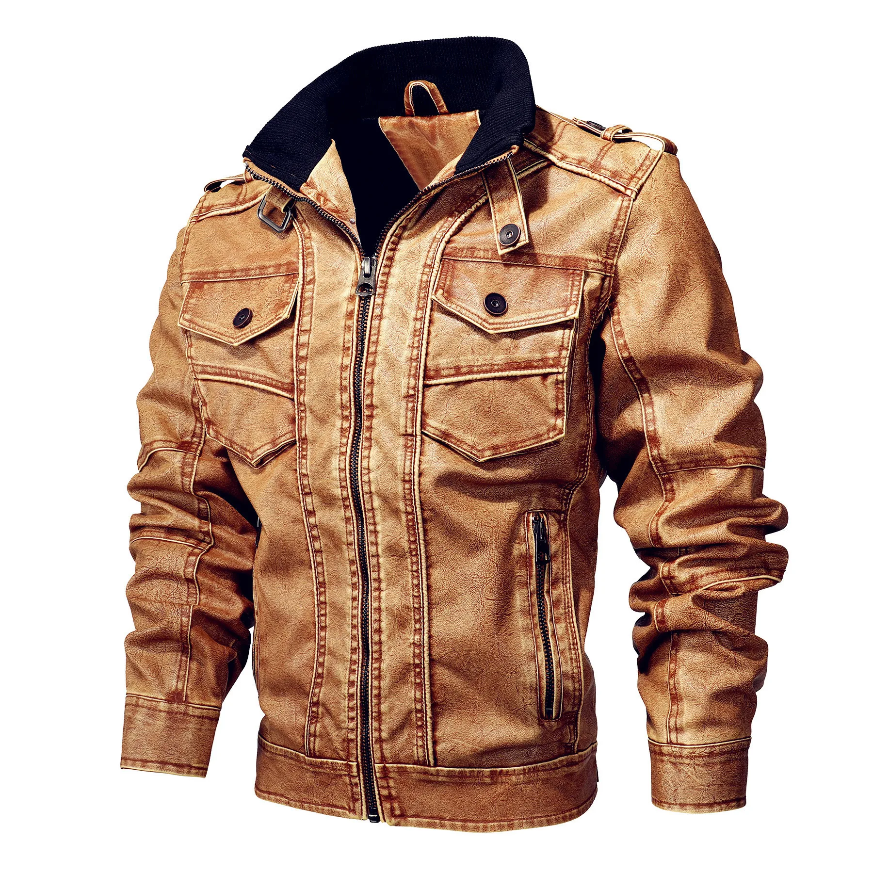 Dark Pgs™ Leather Jacket
