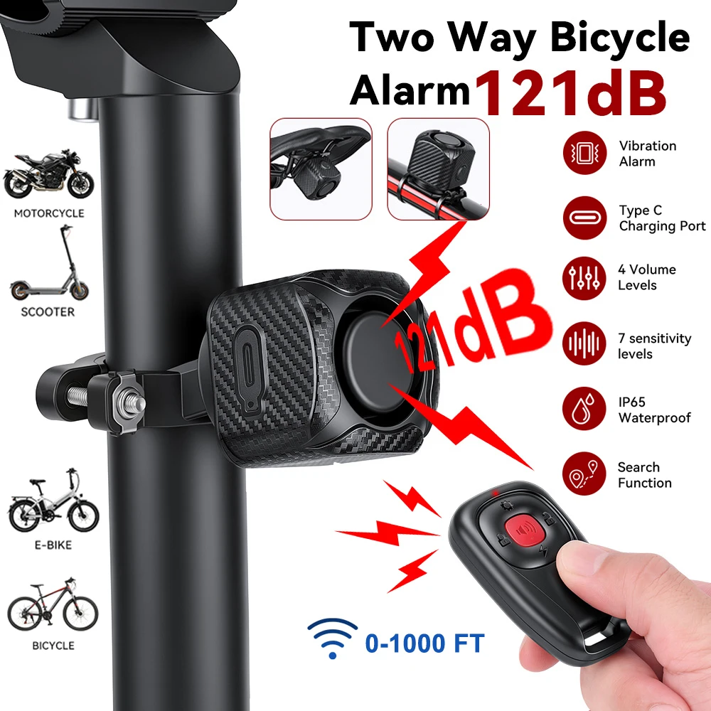 Enhanced Waterproof Wireless Anti-Theft Vibration Alarm