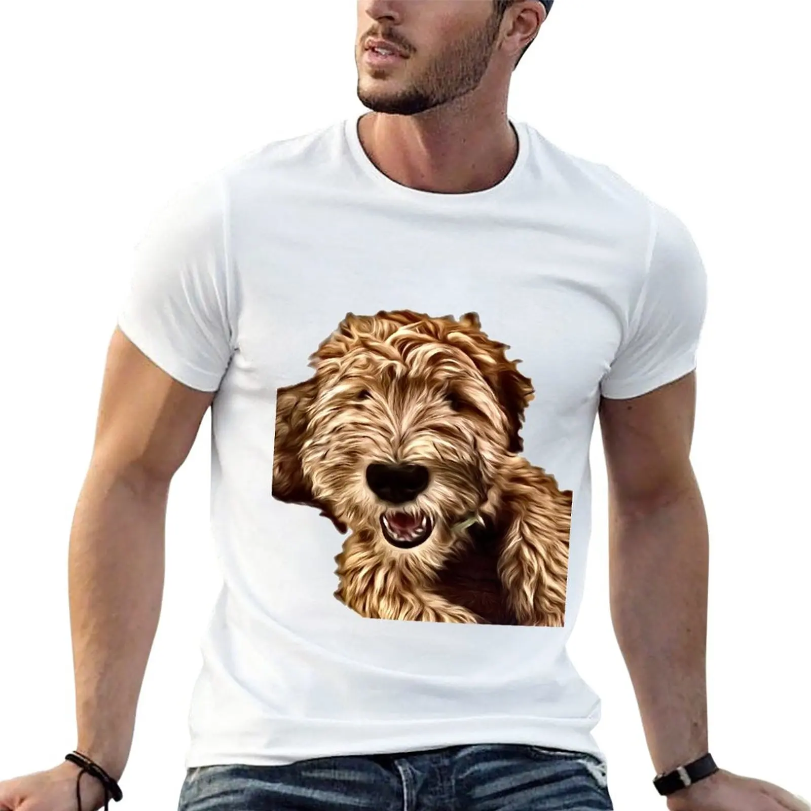 

Soft Coated Wheaten Terrier Puppy T-Shirt graphic t shirt black t shirts sweat shirt Anime t-shirt mens white t shirts