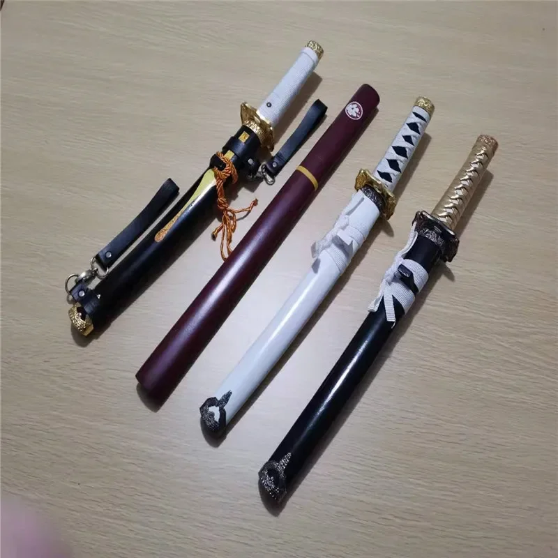 Cosplay Gokotai Wood Sword Katana Role Playing Hirano Toushirou Wood Prop Midare Toushirou Weapon Model 55cm