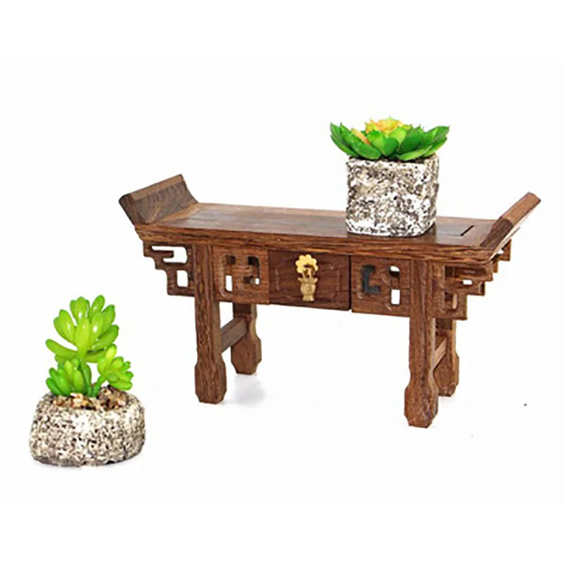 Solid Wood Base, Chicken Wing Wood, Jade Ware, rare Stones, Wooden Seat, Handicrafts, Rectangular Strip Tables