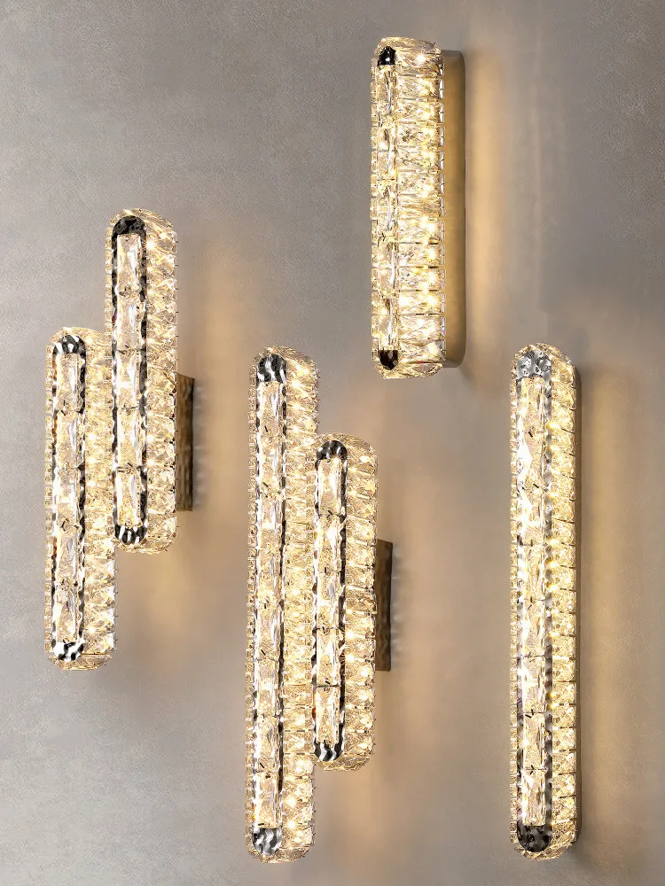 

Modern Ceiling Chandelier Lights K9 Crystal Lamps For Living Dining Room Kitchen Bedroom Led Dimmable Lustre Home Decor Lighting