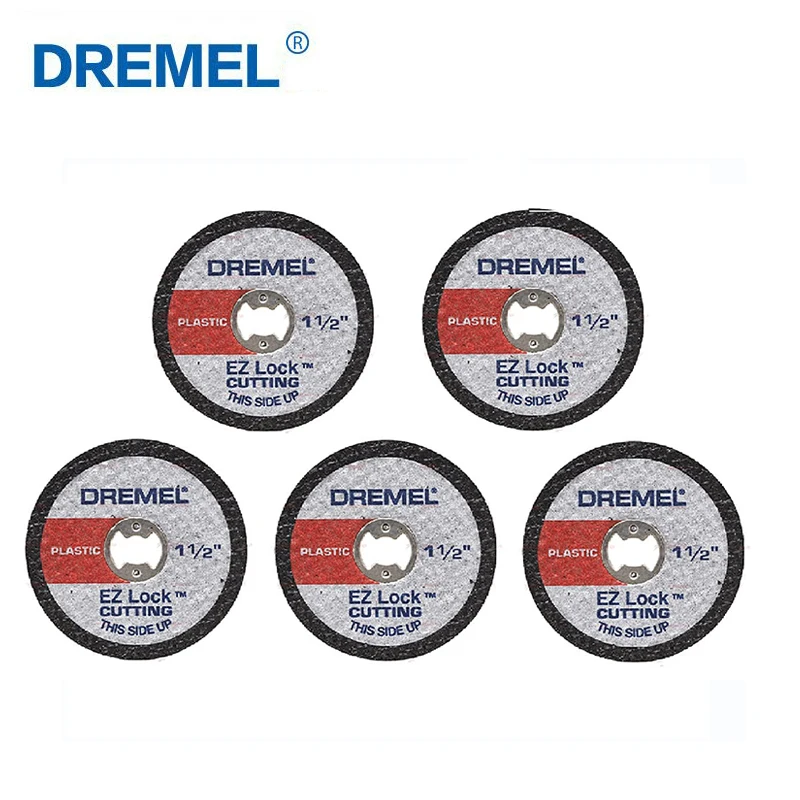 

Dremel EZ476 1/2-Inch EZ Lock Rotary Tool Cut-Off Wheels Cutting Disc For Plastic 5 Piece Dremel Cutting Accessorins