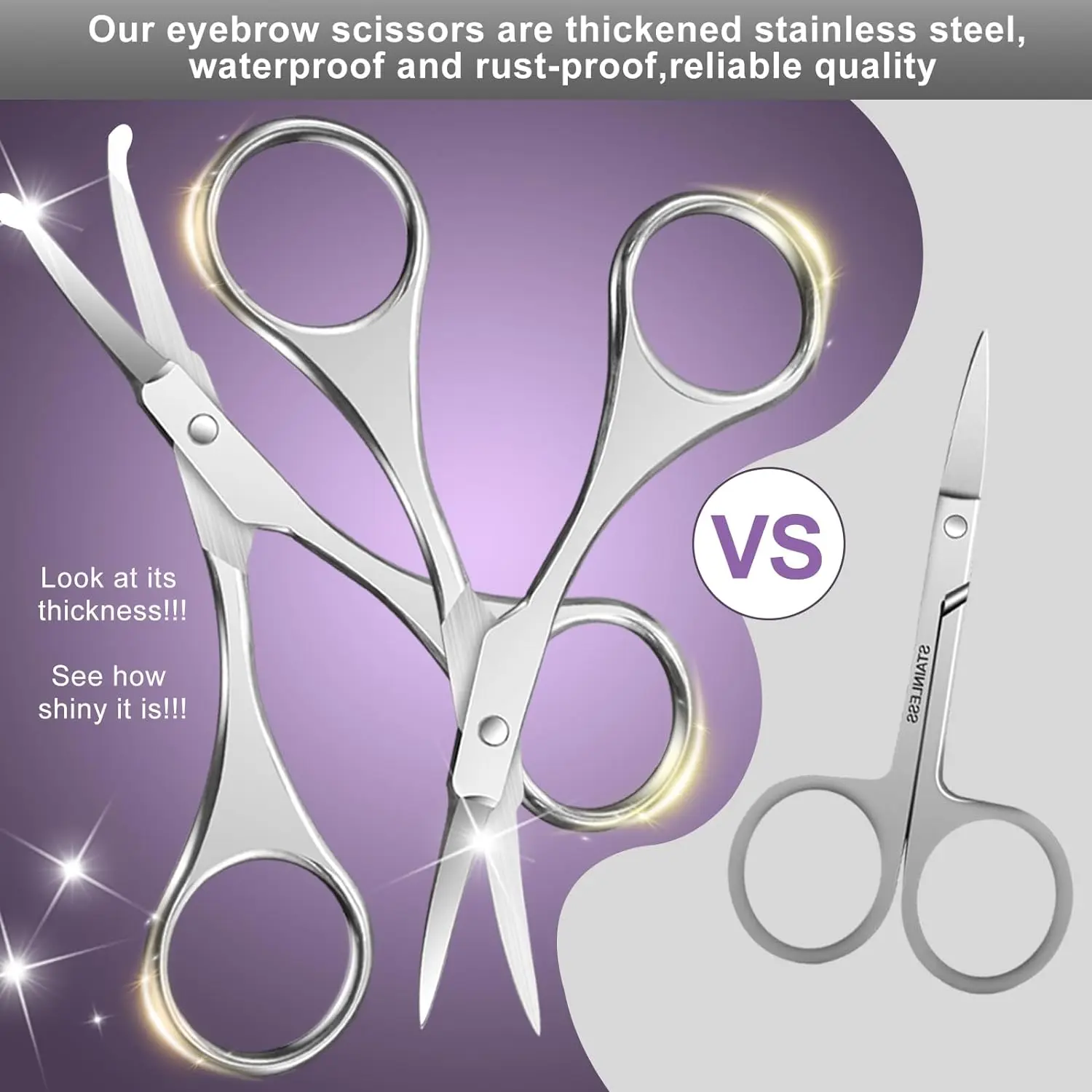 15pcs Stainless Steel Nail Clipper Cutter Trimmer Earpick Grooming Kit Manicure Pedicure Scissor Tweezer Nail Tools Set With Bla 3