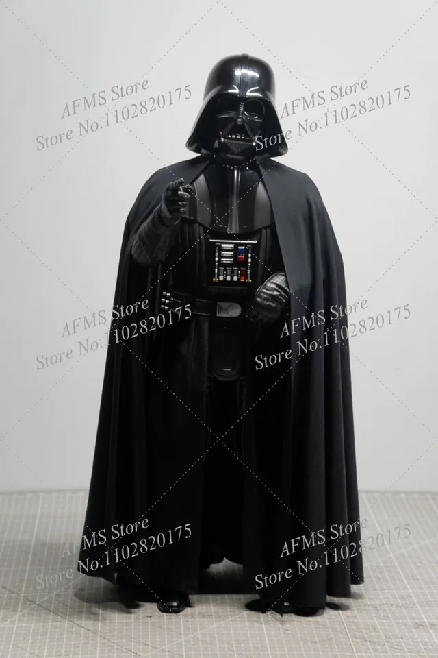 ダースベイダーの兵士のフィギュア,黒いマント,スターウォーズの騎士