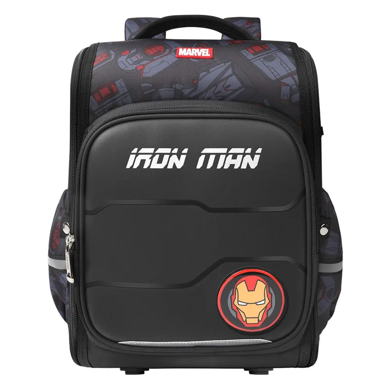2022 Disney New School Bags For Boys Iron Spider Man Captain Amercia Primary Student Shoulder Orthopedic Backpack Mochila