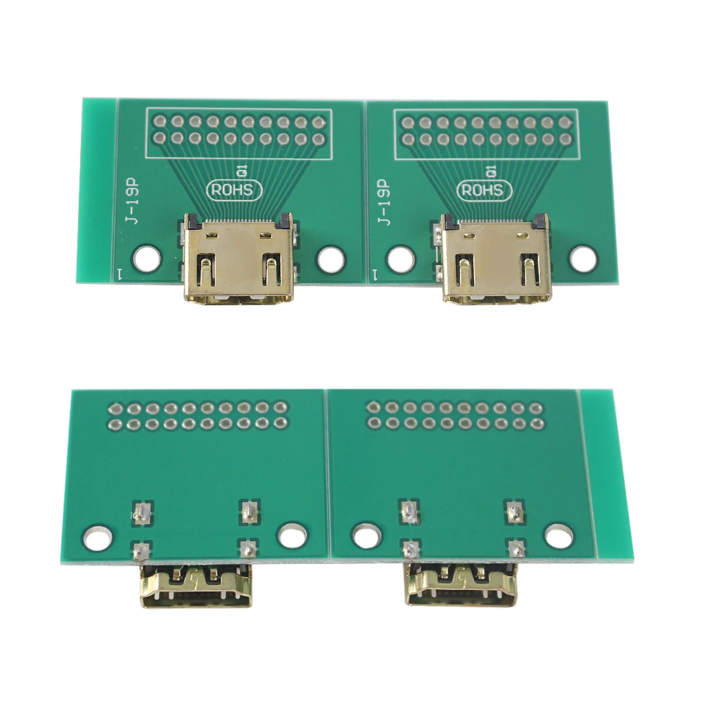 Dual USB and HDMI Adapter Set - High-Speed Female/Male Connectors for Versatile Connectivity