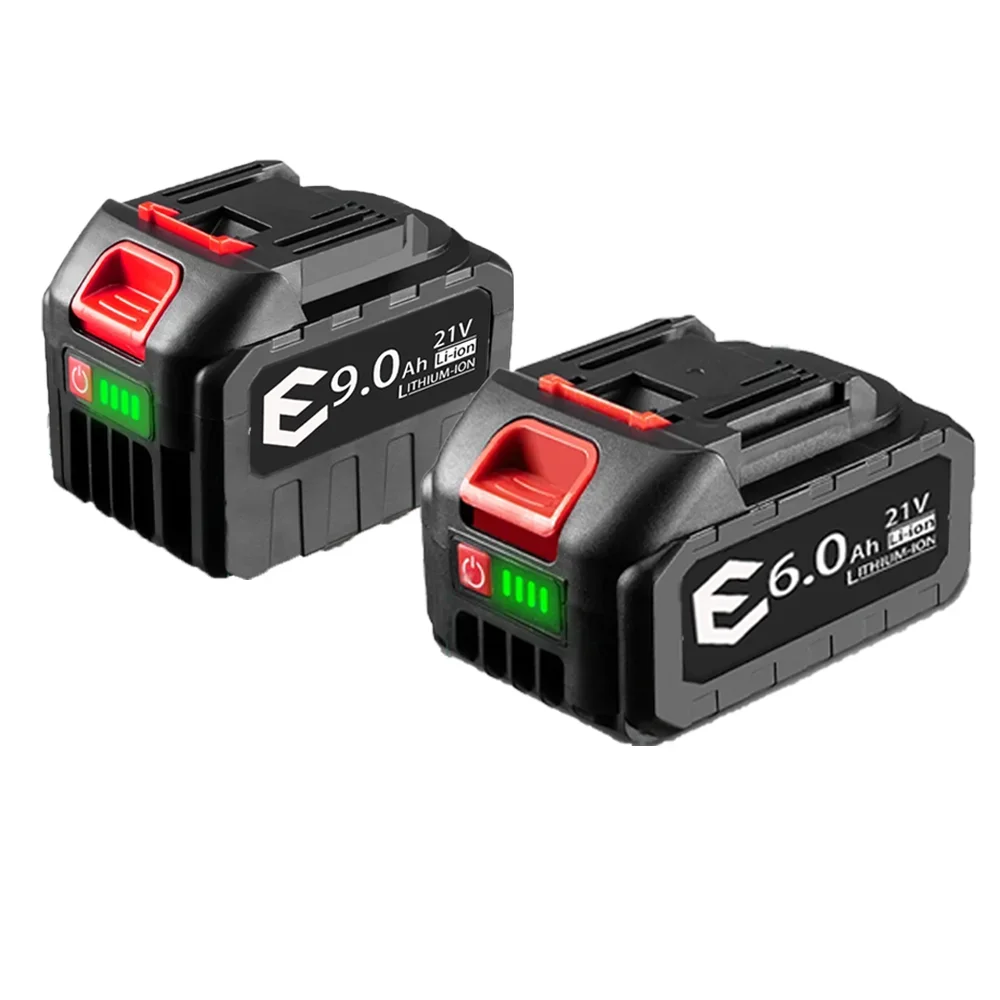 For Makita 21V 18650 Lithium Rechargeable Batteries 6AH 9Ah High-current High Discharge 21 Volt Replace Battery Screwdri