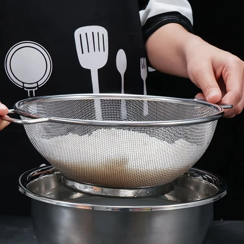 Stainless Steel Colander Set 4