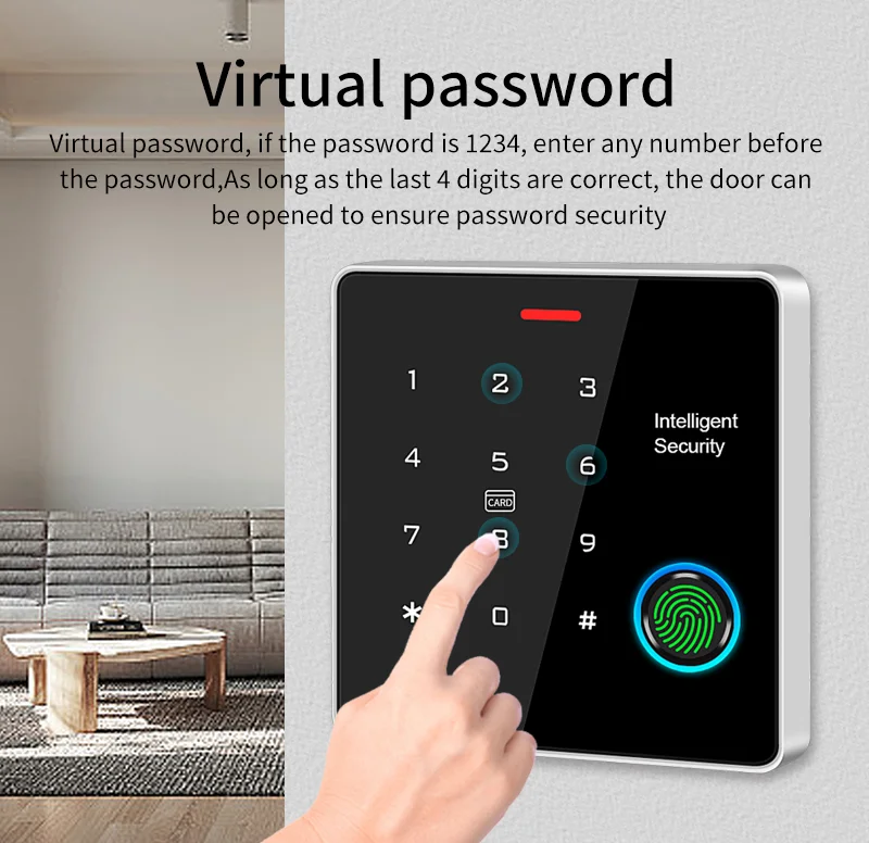 Standalone Security Access Control System Rfid Dual Frequancy 125Khz+13.56Mhz Pa