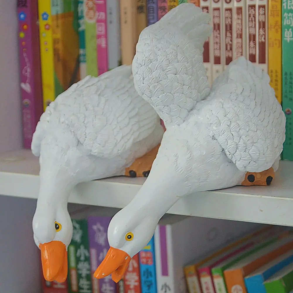 

Outdoor Indoor Yard Lawn Drinking Duck Statues Duckling Figurines Garden Decoration Ducks Couples Sculpture
