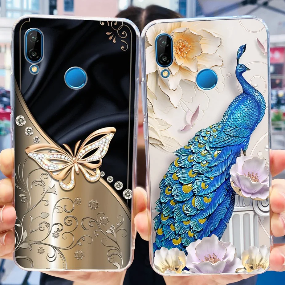 Stylish Painted Clear Silicone Soft TPU Phone Case