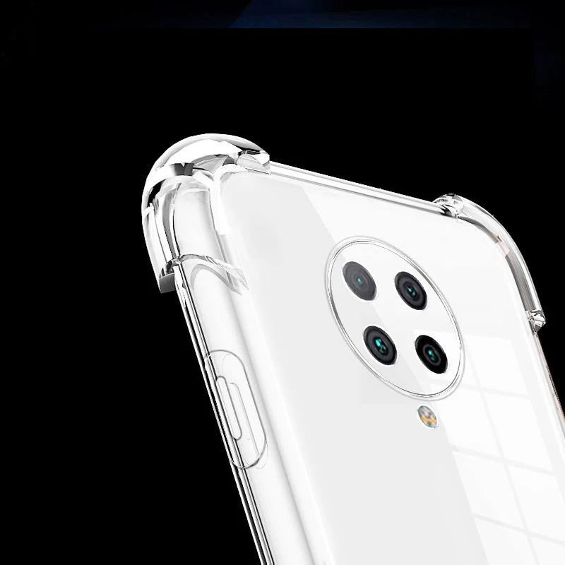 Phone Case Phone Protector Cover Poco F2 Pro Case For Xiaomi Poco F2 Pro Silicon Case Shockproof Soft Tpu Back Cover For Clear Transparent Phone