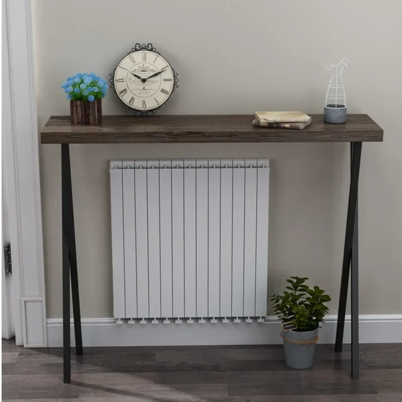 WD988: Nordic Iron Art Console Table &ndash; Modern Chinese Style Living Room Table, Narrow Porch Table for Sofa Back or Hallway
