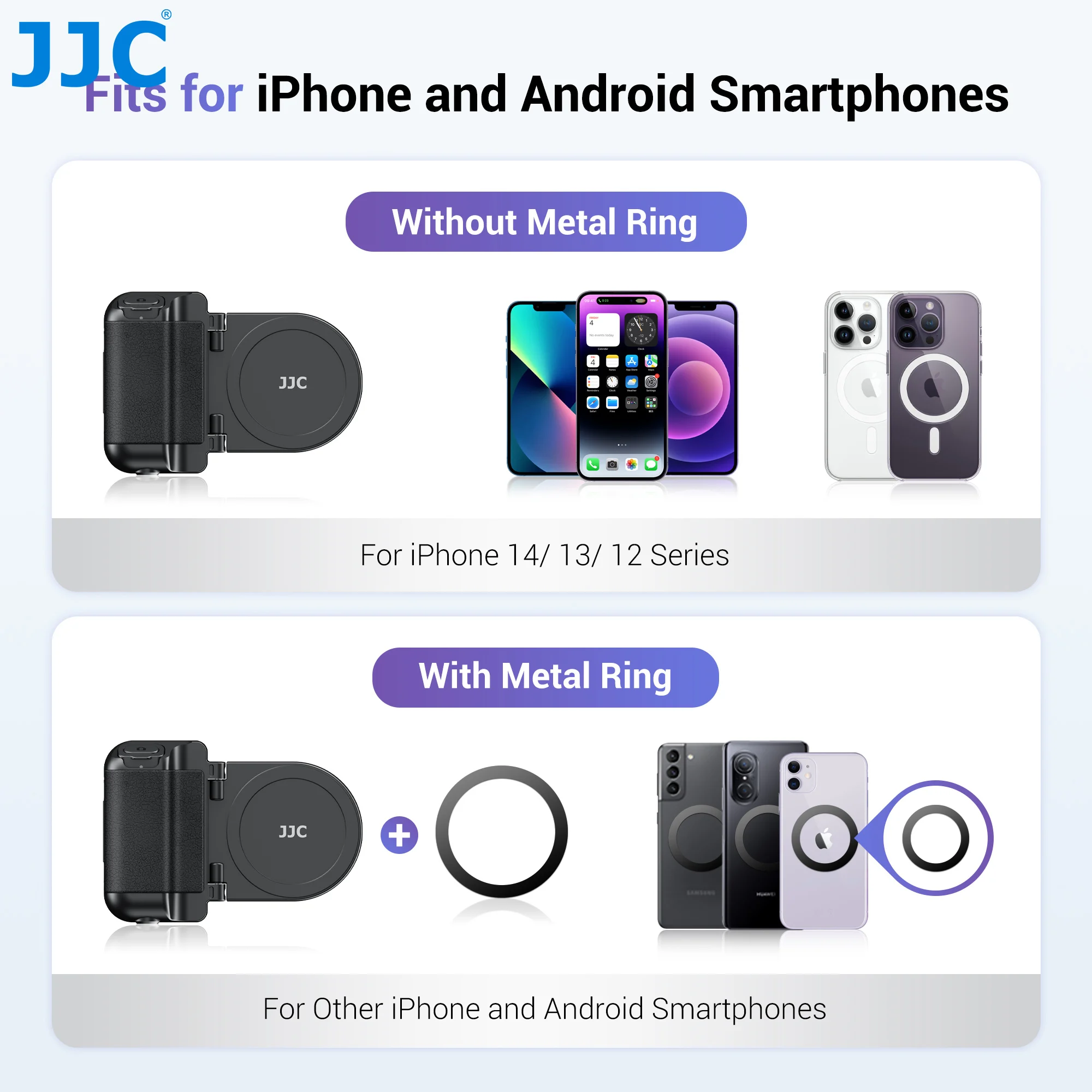 Jjc-snapgrip Magnético para Telefone Aperto de Mão do Telefone Magsafe Handheld Controle Remoto Telefone do Obturador Tripé para Vlog Iphone 15 14 13 - Image 5