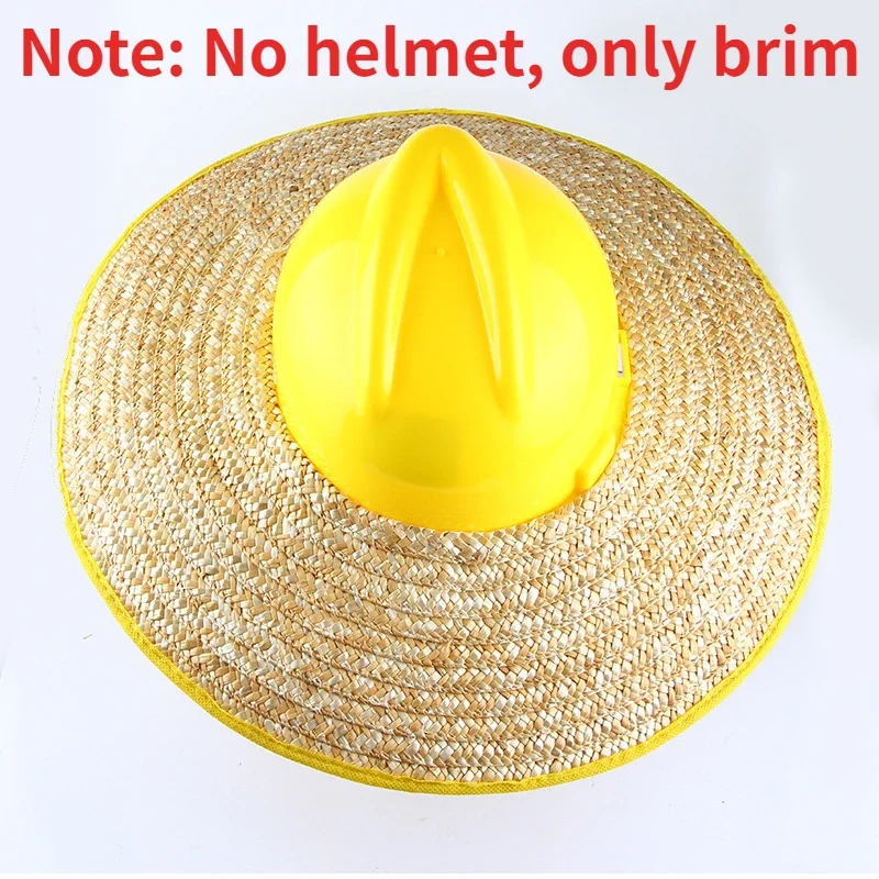Safety Helmet Visor Construction Site Sun Visor Large Visor Straw