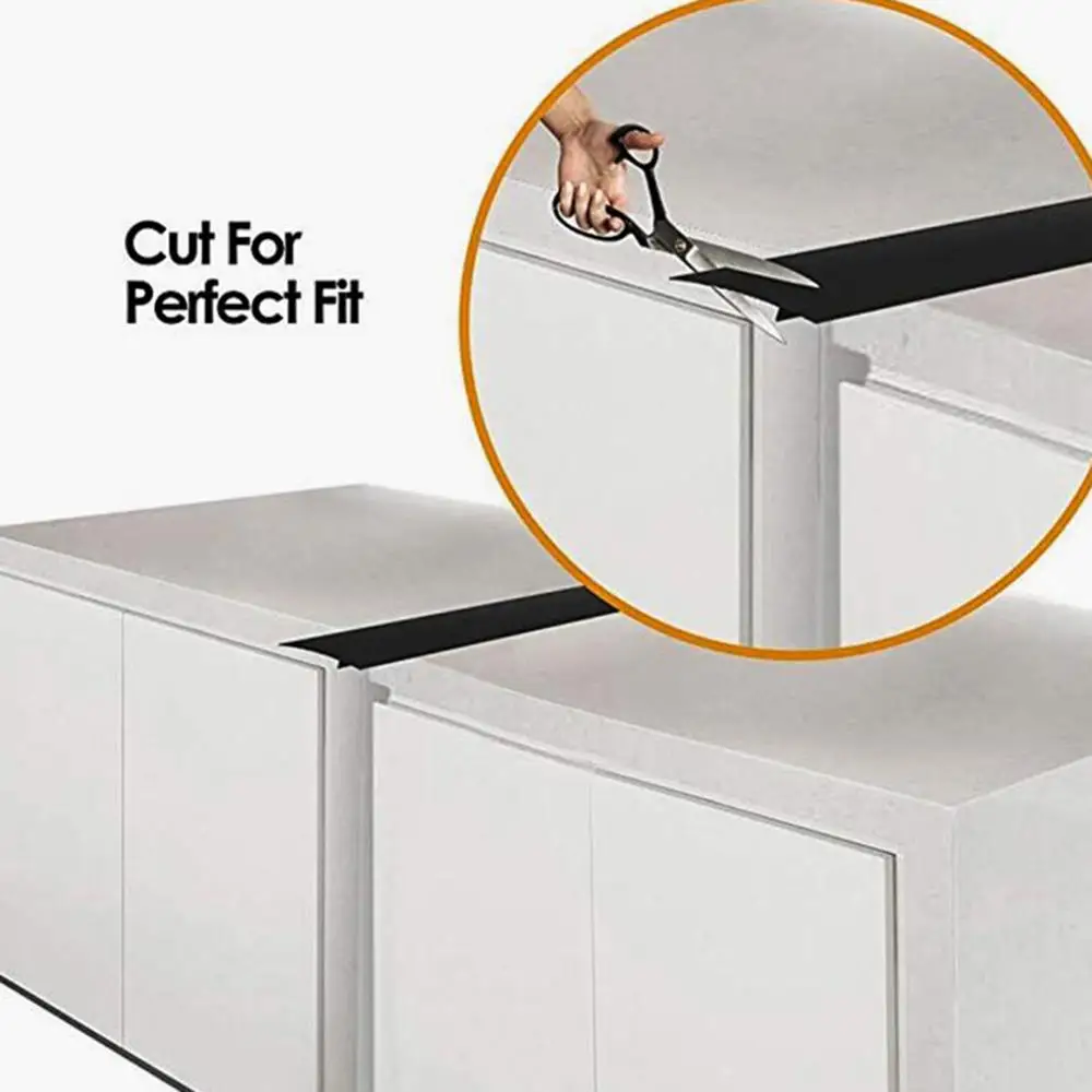 Flexible Stove Counter Gap Cover Silicone Rubber Kitchen Oil-gas Slit Filler Heat Resistant Mat Oil Dust Water Seal