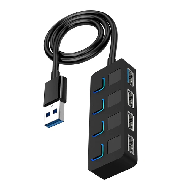 USB Mini Hub with Power Switch