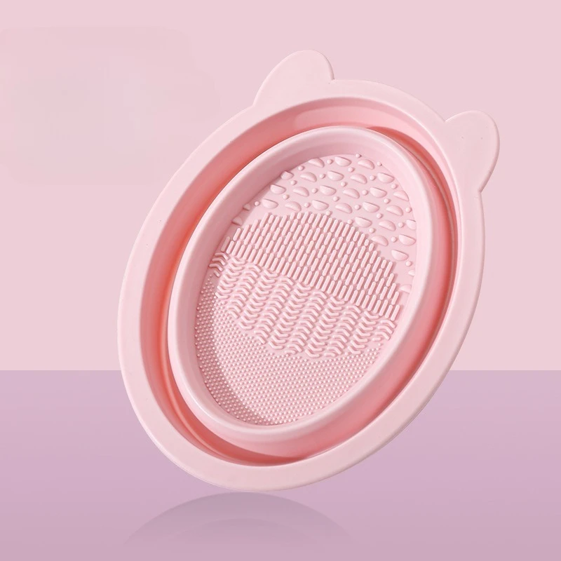 Multi-Purpose Makeup Brush Cleaner & Sponge Washing Tool - Silicone Set for Easy Cleaning of Foundation Brushes  Beauty Blenders